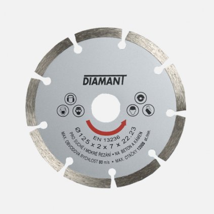 Diamantový kotouč segmentový STANDARD
