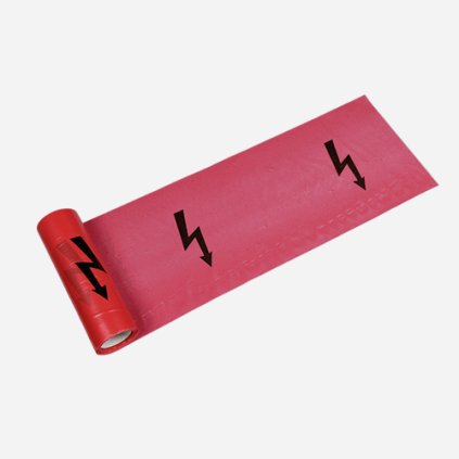 96684 den braven vystrazna folie 33 cm x 100 m cervena elektrina