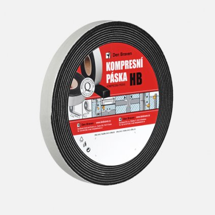 96783 den braven kompresni paska hb 20 mm x 3 mm x 12 m cerna