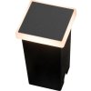 104700 led venkovni nastenne zapustene svitidlo azzardo alf square 3000k bk az4465 3w 250lm 3000k ip65 5cm hranate cerne