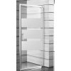 Jika LYRA PLUS sprchové dveře 900 mm, bílé, transparent/stripy