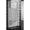 Jika LYRA PLUS sprchové dveře kyvné 800 mm, bílé, transparentní sklo nebo sklo s dekorem stripy