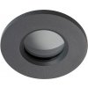 Venkovní podhledové svítidlo Azzardo IKA ROUND IP65 Dark grey AZ4232 GU10 1x50W IP65 8,4cm tmavě šedé