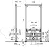 Ravak instalační modul pro bidet II (Varianta Instalační modul pro bidet II/1120 (510 x 115 - 195 x 1120 mm))