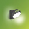 Mimosa venkovní nástěnné LED svítidlo 1x7W 630lm 2700K IP44 nestmívatelné, antracitové