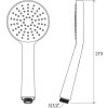 Ruční sprcha Flat S (Varianta 960.00 Ruční sprcha plochá - 1 funkce, průměr 100 mm)