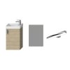 Jika PETIT Skříňka, 1 dveře levé/pravé, vč. umyvadla, zrcadla s osvětlením, pack 1+3 H45J5141753001