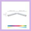 WiZ Dual Bar lineární LED svítidlo 10,5W 800lm 2200-6500K RGB IP20 30cm, bílé / sada 2ks