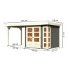 272632 1 dreveny domek karibu kerko 3 pristavek 240 cm 82933 terragrau lg2953