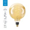 WiZ LED žárovka filament amber E27 G200 6W 390lm 2000-5000K IP20, stmívatelná