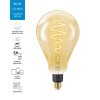 WiZ LED žárovka filament amber E27 PS160 6W 390lm 2000-5000K IP20, stmívatelná