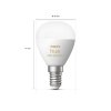 HUE SET 2x WA LED Luster žárovka E14 5,1W 470lm K IP20, stmívatelné