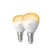HUE SET 2x WA LED Luster žárovka E14 5,1W 470lm K IP20, stmívatelné