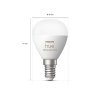 HUE SET 2x WACA LED Luster žárovka E14 5,1W 470lm K IP20, stmívatelné