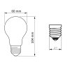 LED žárovka Philips Classic LEDbulb ND 100W A60 840 FR 10,5W 1521lm 4000K
