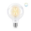 WiZ LED filament žárovka E27 G95 7W 806lm 2700-6500K, stmívatelná