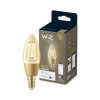 WiZ LED žárovka filament amber E14 C35 4,9W 370lm 2000-5000K IP20, stmívatelná