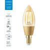 WiZ LED žárovka filament amber E14 C35 4,9W 370lm 2000-5000K IP20, stmívatelná