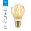 WiZ LED žárovka filament amber E27 A60 7W 640lm 2000-5000K IP20, stmívatelná