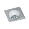 Hugo 1 podhledové svítidlo 1x GU10 50W bez zdroje 11,5cm hranaté IP20, hliníkové