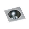 Hugo 1 podhledové svítidlo 1x GU10 50W bez zdroje 11,5cm hranaté IP20, hliníkové