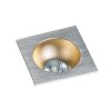 Hugo 1 podhledové svítidlo 1x GU10 50W bez zdroje 11,5cm hranaté IP20, hliníkové
