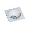 Hugo 1 podhledové svítidlo 1x GU10 50W bez zdroje 11,5cm hranaté IP20, bílé