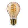 LED filament žárovka E27 A60 4W (25W) 250lm 1800K stmívatelná, jantarová
