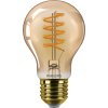 LED filament žárovka E27 A60 5,5W (40W) 470lm 2200K stmívatelná, jantarová
