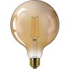 LED filament žárovka E27 G125 7W (40W) 470lm 1800K nestmívatelná, jantarová