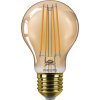 LED filament žárovka E27 A60 3,1W (25W) 250lm 1800K nestmívatelná, jantarová