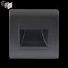 377012 step light schodistove svitidlo led 1w 95lm 4000k 8 6cm hranate ip20 cerne