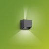 Alix UltraEfficient venkovní nástěnné LED svítidlo 4,3W 800lm 2700K IP44, antracitové