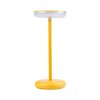 FLUXY LED IP44 Y Stolní lampa, max.140lm, 3000K, IP44, bez 5V DC zdroje, žlutá