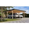 Dvojitý carport KARIBU LEIMHOLZ 1 (12160) LG4460