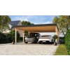 Dvojitý carport KARIBU LEIMHOLZ 2 (12161) LG4461