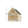 Dětský domeček KARIBU KALLE (44577) natur LG4494