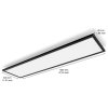 Hue Aurelle přisazený LED panel REC (obdelníkový) 120x30cm, černá