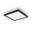 Hue Aurelle přisazený LED panel SQ S (čtverec) 30x30cm, černá
