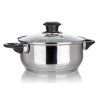 hrnec 22cm s poklicí 3,8l nerez SUPER VALUE