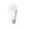 Hue WA 1600 smart žárovka A67 E27, 15W, 1600lm, teplá bílá