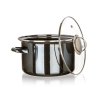 hrnec + skl.poklice pr.24cm 3,7l METALLIC Black
