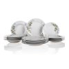 sada jídelní OLIVES 18díl. porcelánová BÍ