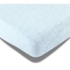 Froté světle modré prostěradlo 200g