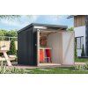Plechový domek KARIBU IRIDIUM 2 (48395) antracit LG4803  AKCE2026