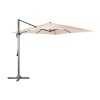 slunečník s boční konstrukcí TUCSON 300x300cm BÉŽ
