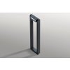 LED Venkovní sloupkové svítidlo Azzardo Frame 70 dark grey AZ2130 8W 800lm 3000K IP54 70cm tmavě šedé