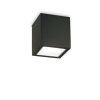94353 venkovni stropni prisazene svitidlo ideal lux techo pl1 big nero 251530 gu10 1x20w ip54 15cm cerne