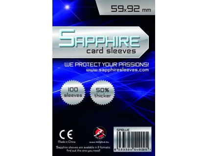 obaly na karty sapphire blue standard european 100 ks