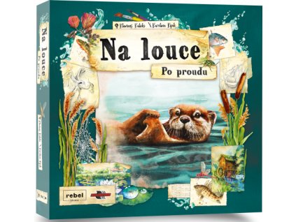 na louce po proudu vizualizace